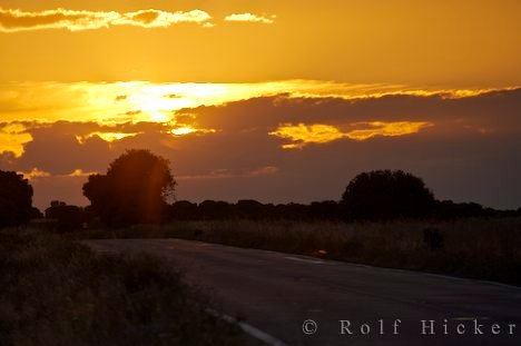 Sonnenuntergang Aragon