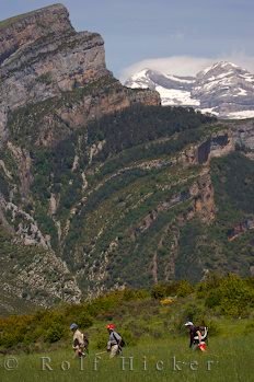 Parque Nacional Ordesa Y Monte Perdido Wanderer Spanien