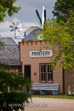 Historische Druckerei Mennonite Heritage Village Steinbach Manitoba