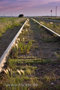 Eisenbahn Schienen Morse Saskatchewan Kanada