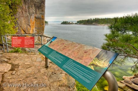 Agawa Rock Indian Pictographs Trail Informationen Ontario Kanada