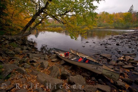 Herbst Oxtongue River Kanuausflug