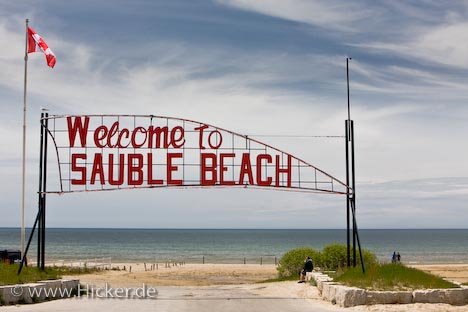 Willkommen Sauble Beach Huronsee Kanada