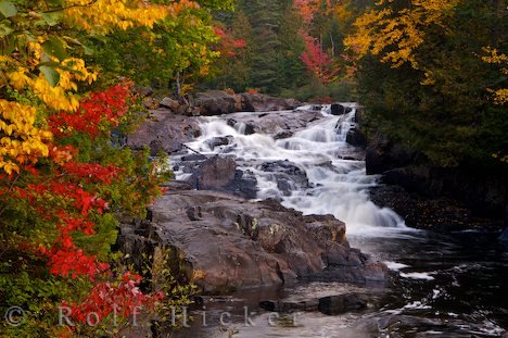 Chutes Croches Herbst Mont Tremblant Nationalpark Quebec Kanada