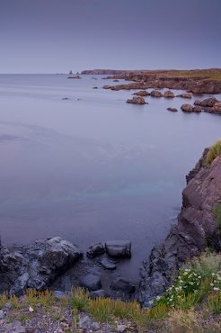 Bilder Sonnenuntergang Wasser Dungeon Provincial Park