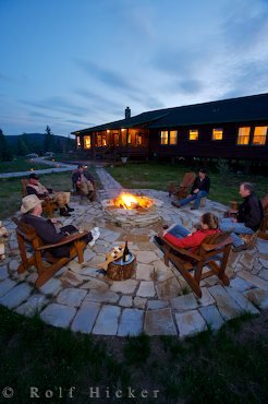 Abendstimmung Lagerfeuer Landschaft Labrador