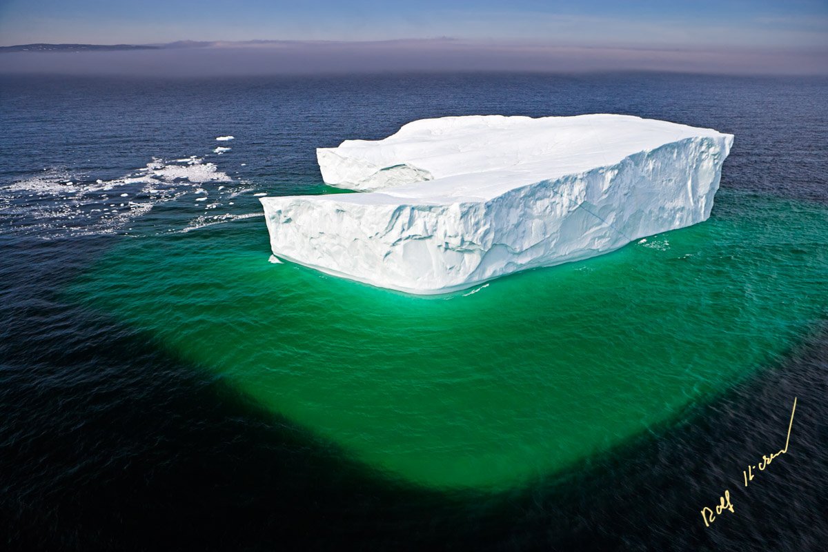 Bild Tafeleiseberg Meer Neufundland Labrador