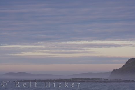 Nebel Sonnenuntergang Neufundland Atlantik