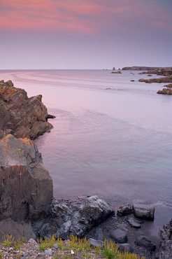 Dungeon Provincial Park Sonnenuntergang Am Meer
