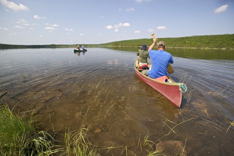 Kanutour Neufundland Reisebild