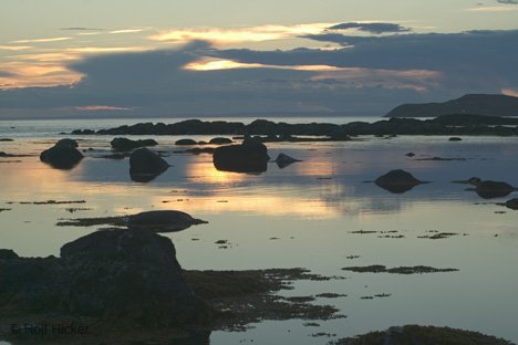 Sonnenuntergang Am Meer Reisebild Neufundland Urlaub
