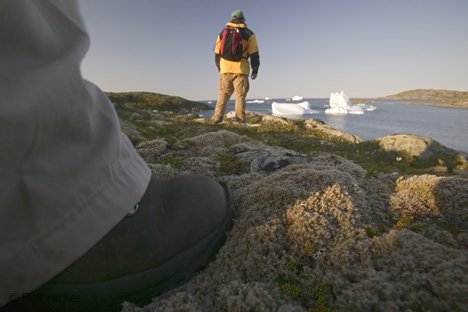 Wanderschuhe Neufundland Eisberge Felskueste