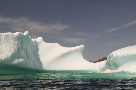 Weisses Eis Labrador Strom Bild
