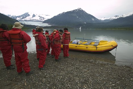 Alaska Rafting Abenteuer Menschen
