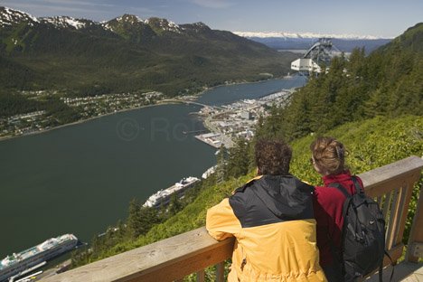 Aussicht Juneau Mt Roberts