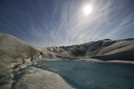 Gletscher Im Sonnenlicht Alaska
