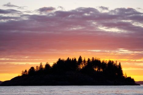 Abendstimmung Insel Johnstone Strait