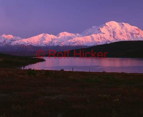 Mount McKinley Alpengluehen